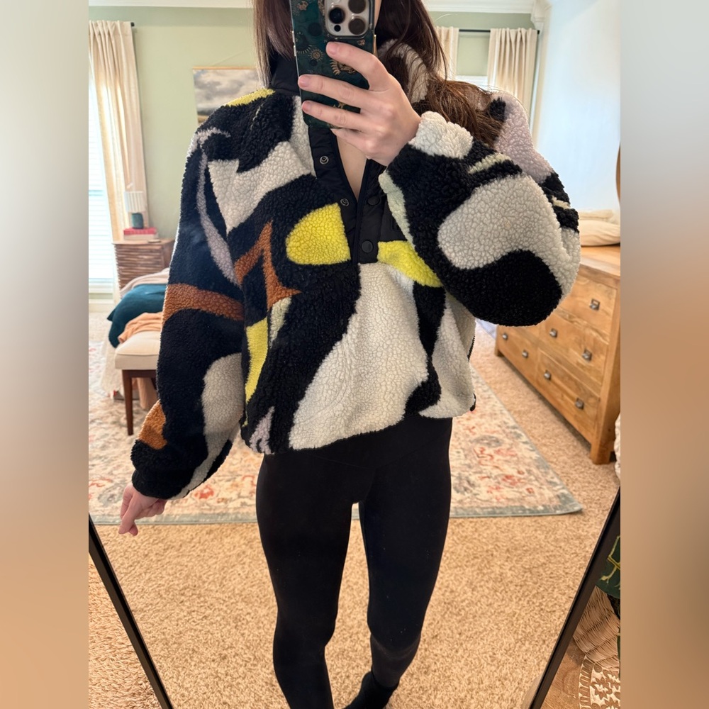 Free people FP Movement Rocky Ridge Pullover Sherpa fleece